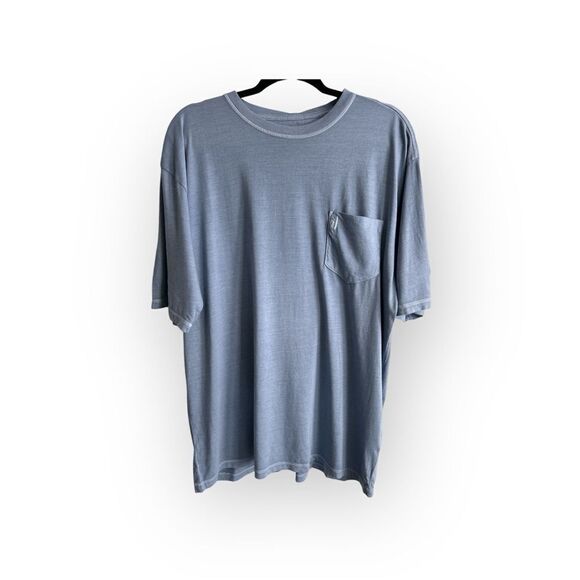 Johnnie-O Men’s Dale 2.0 T-Shirt Front Pocket Blue Size XL - Picture 3 of 4